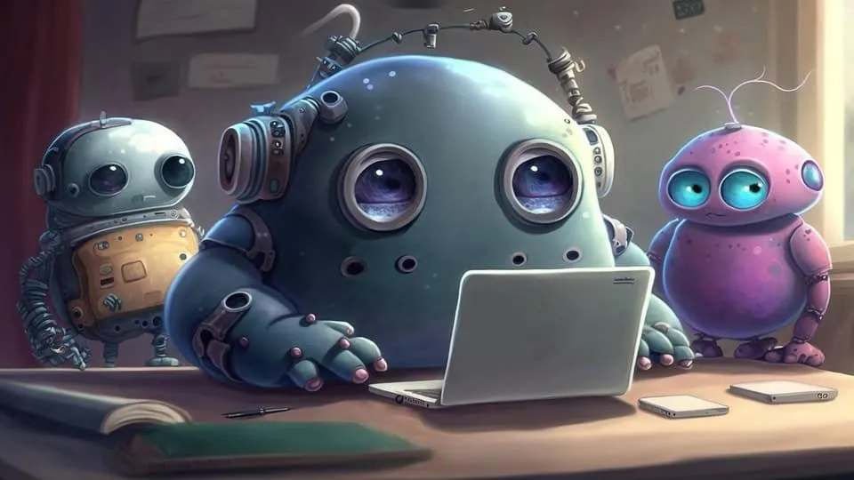 Artificial intelligence concept art
