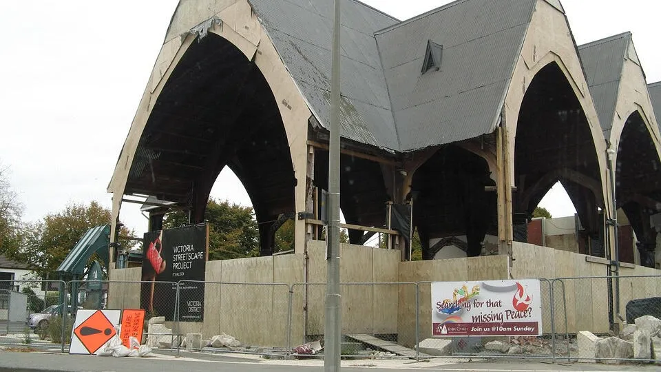 Destruction left behind by a natural disaster