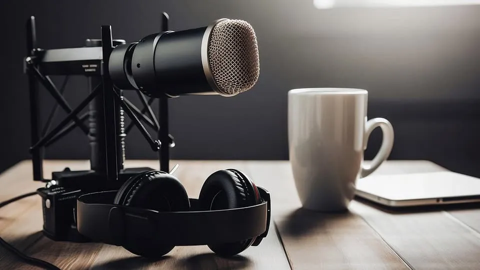 A microphone used for storytelling and podcasts
